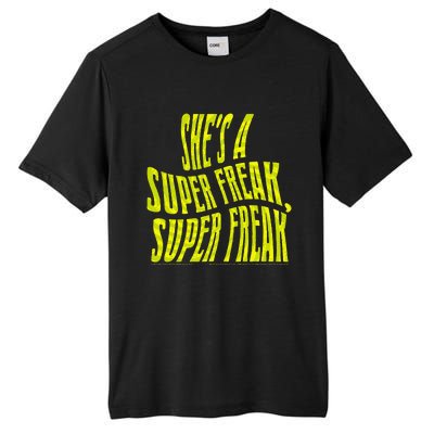 Rick James Super Freak Halloween Lyrics Tall Fusion ChromaSoft Performance T-Shirt