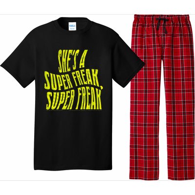 Rick James Super Freak Halloween Lyrics Pajama Set