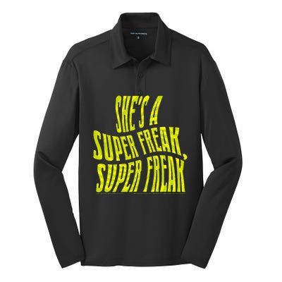 Rick James Super Freak Halloween Lyrics Silk Touch Performance Long Sleeve Polo