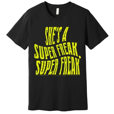 Rick James Super Freak Halloween Lyrics Premium T-Shirt