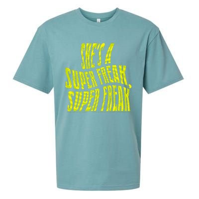 Rick James Super Freak Halloween Lyrics Sueded Cloud Jersey T-Shirt