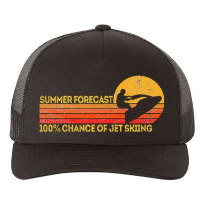 Retro Jet Ski 100 Chance Of Jetskiing Jet Skier Vintage Yupoong Adult 5-Panel Trucker Hat