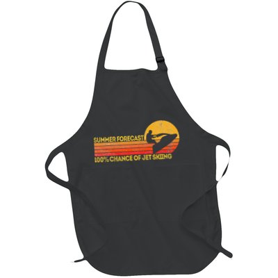 Retro Jet Ski 100 Chance Of Jetskiing Jet Skier Vintage Apron
