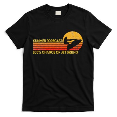 Retro Jet Ski 100 Chance Of Jetskiing Jet Skier Vintage T-Shirt