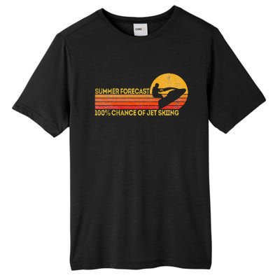 Retro Jet Ski 100 Chance Of Jetskiing Jet Skier Vintage Tall Fusion ChromaSoft Performance T-Shirt