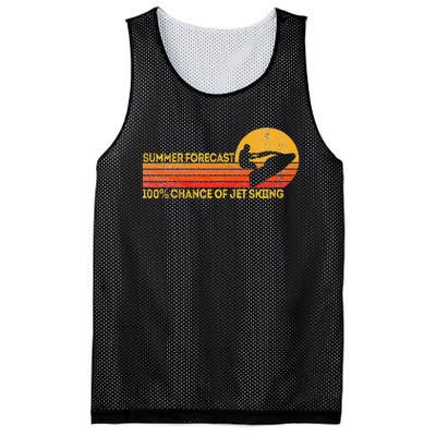 Retro Jet Ski 100 Chance Of Jetskiing Jet Skier Vintage Mesh Reversible Basketball Jersey Tank