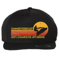 Retro Jet Ski 100 Chance Of Jetskiing Jet Skier Vintage Wool Snapback Cap