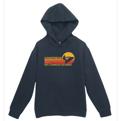 Retro Jet Ski 100 Chance Of Jetskiing Jet Skier Vintage Urban Pullover Hoodie