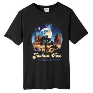 Retro Joshua Tree National Park Night Camping Hiking Tall Fusion ChromaSoft Performance T-Shirt