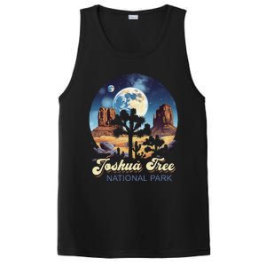 Retro Joshua Tree National Park Night Camping Hiking PosiCharge Competitor Tank