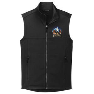 Retro Joshua Tree National Park Night Camping Hiking Collective Smooth Fleece Vest