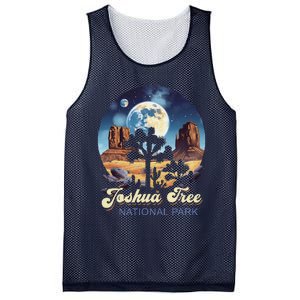 Retro Joshua Tree National Park Night Camping Hiking Mesh Reversible Basketball Jersey Tank