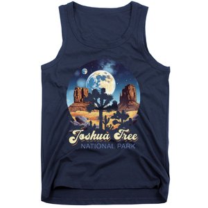 Retro Joshua Tree National Park Night Camping Hiking Tank Top