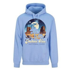 Retro Joshua Tree National Park Night Camping Hiking Unisex Surf Hoodie