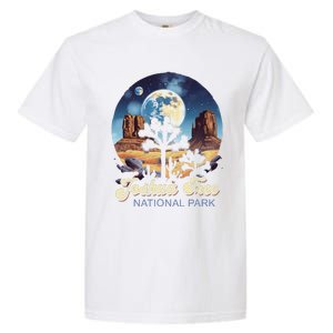 Retro Joshua Tree National Park Night Camping Hiking Garment-Dyed Heavyweight T-Shirt