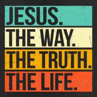 Retro Jesus The Way Truth Life Christian Bible Adult Drive Performance Visor