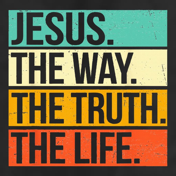 Retro Jesus The Way Truth Life Christian Bible Adult Drive Performance Visor