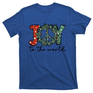 Retro Joy To The World Christmas Jesus Christian Great Gift T-Shirt