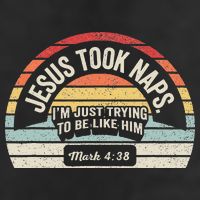 Retro Jesus Took Naps Mark 438 Christian Funny Faith Cool Comfort Performance Bucket Hat
