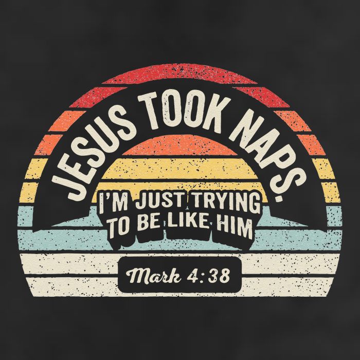 Retro Jesus Took Naps Mark 438 Christian Funny Faith Adult Drive Performance Visor