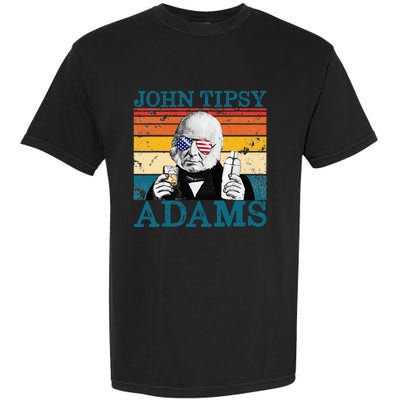 Retro John Tipsy Adams President John Quincy Adams July 4th Garment-Dyed Heavyweight T-Shirt