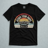 Retro Jesus Took Naps Mark 438 Christian Funny Faith T-Shirt