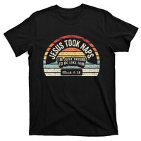 Retro Jesus Took Naps Mark 438 Christian Funny Faith T-Shirt