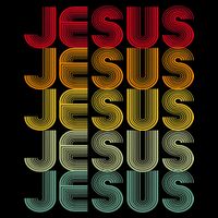 Retro Jesus Vintage Christian Faith Cooling Performance Crew T-Shirt
