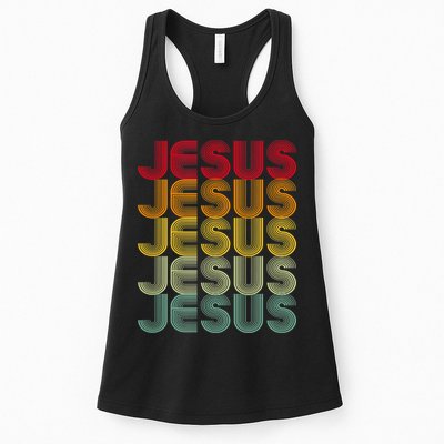 Retro Jesus Vintage Christian Faith Womens Tank Top
