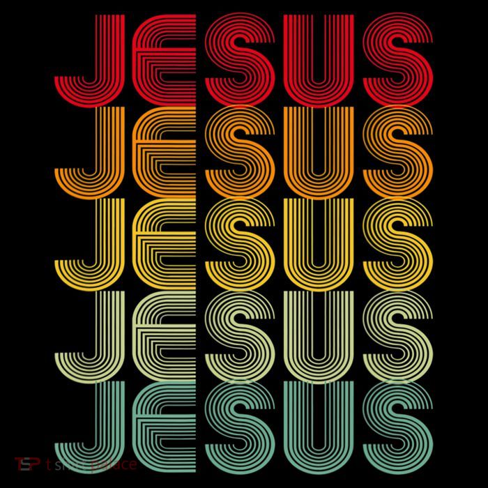 Retro Jesus Vintage Christian Faith Kids T-Shirt