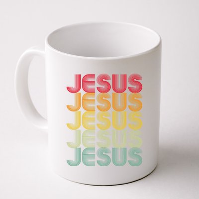 Retro Jesus Vintage Christian Faith Coffee Mug