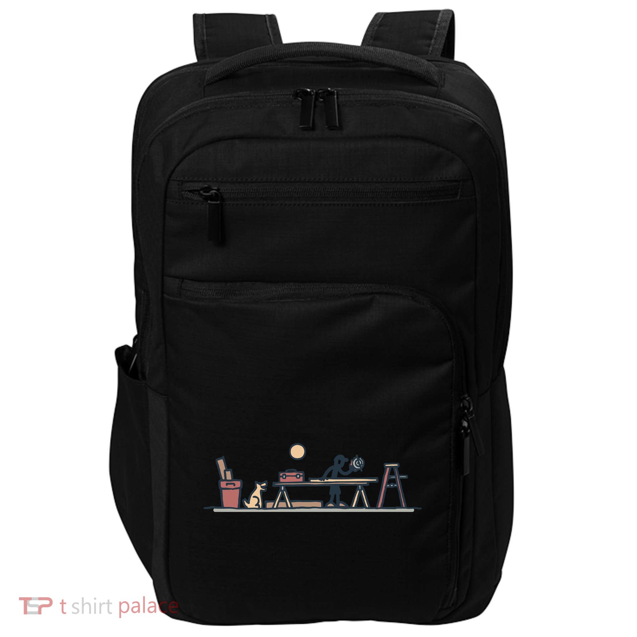 Rocket & Jake Woodwork Vista Impact Tech Backpack