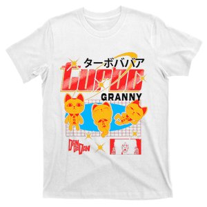 Ripple J.U.N.C.T.I.O.N X Dan Da Dan Turbo Granny Ghost Alien Anime T-Shirt