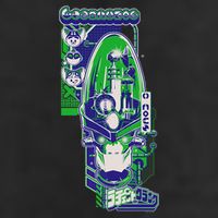 Ripple J X Ratchet & Clank Dr. Nefarious Kanji 7 Panel Mesh Trucker Snapback Hat