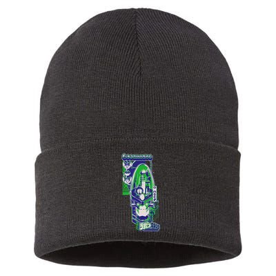 Ripple J X Ratchet & Clank Dr. Nefarious Kanji Sustainable Knit Beanie