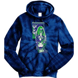 Ripple J X Ratchet & Clank Dr. Nefarious Kanji Tie Dye Hoodie