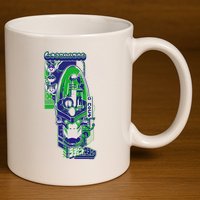 Ripple J X Ratchet & Clank Dr. Nefarious Kanji 11oz C Handle Ceramic Mug