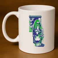 Ripple J X Ratchet & Clank Dr. Nefarious Kanji 11oz C Handle Ceramic Mug