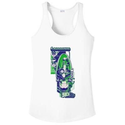 Ripple J X Ratchet & Clank Dr. Nefarious Kanji Ladies PosiCharge Competitor Racerback Tank