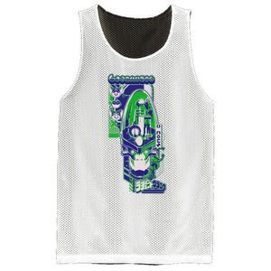 Ripple J X Ratchet & Clank Dr. Nefarious Kanji Mesh Reversible Basketball Jersey Tank