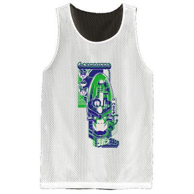 Ripple J X Ratchet & Clank Dr. Nefarious Kanji Mesh Reversible Basketball Jersey Tank