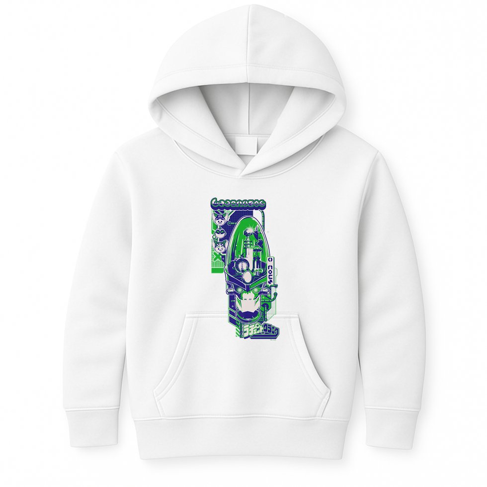 Ripple J X Ratchet & Clank Dr. Nefarious Kanji Kids Hoodie