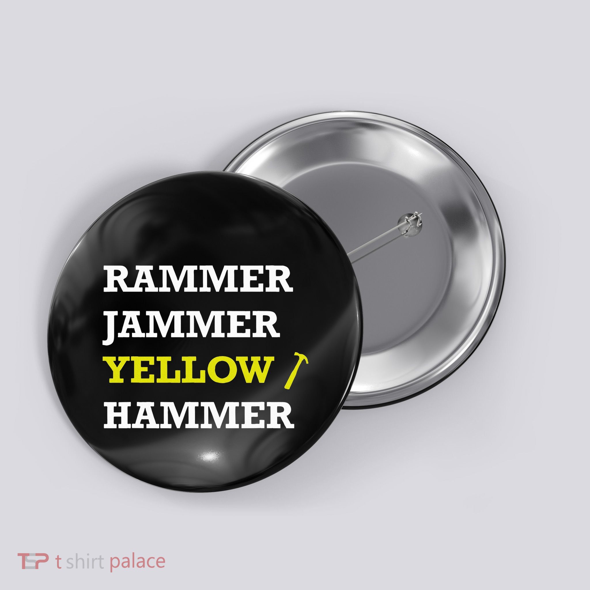Rammer Jammer Yellow Hammer Button