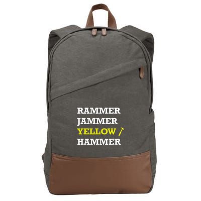 Rammer Jammer Yellow Hammer Cotton Canvas Backpack