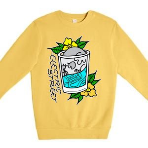 Refresh Kills American Traditional Tattoo Premium Crewneck Sweatshirt