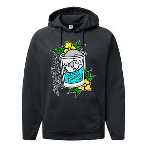 Refresh Kills American Traditional Tattoo Performance Fleece Hoodie