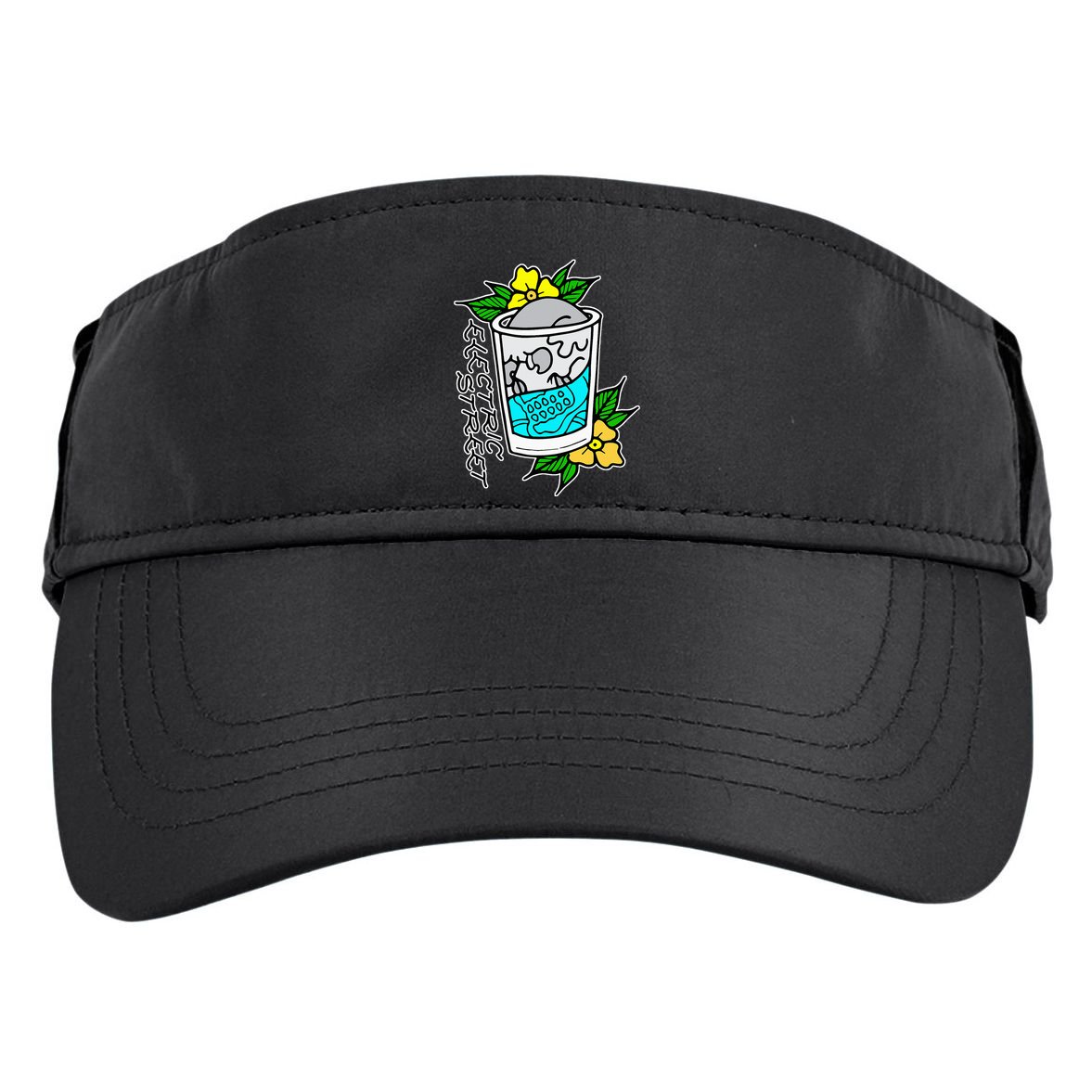 Refresh Kills American Traditional Tattoo Adult Drive Performance Visor
