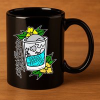 Refresh Kills American Traditional Tattoo 11oz C Handle Ceramic Mug