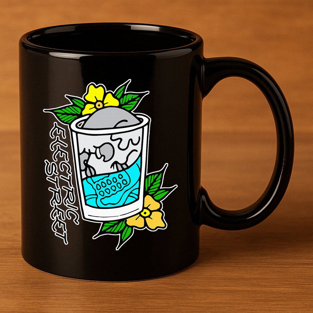 Refresh Kills American Traditional Tattoo 11oz C Handle Ceramic Mug