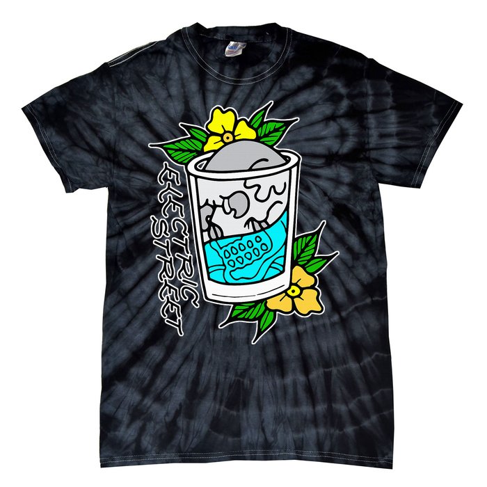 Refresh Kills American Traditional Tattoo Tie-Dye T-Shirt